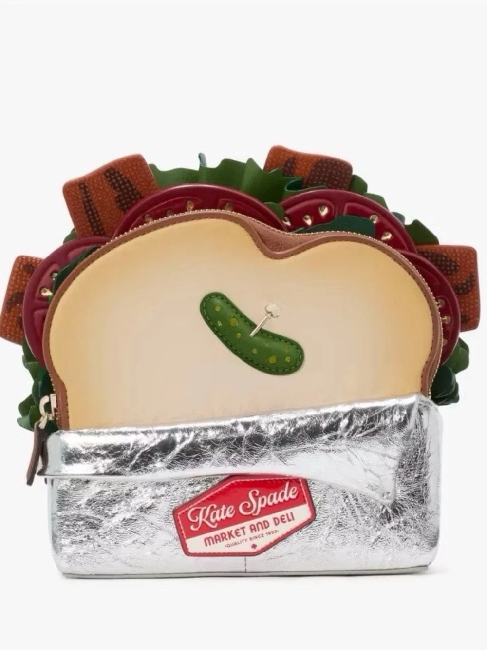 NWT Original Packaging Kate Spade Novelty Glamwich Novelty Bag 3D Sandwich 🥪